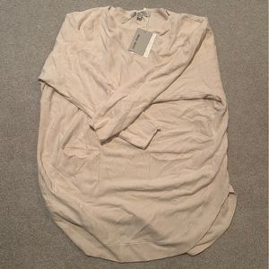 Meo Meli Pullover Sweater Made in Italy Cream Wool Blend One Size